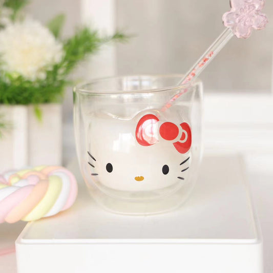 Double-Layer Kitty Glass